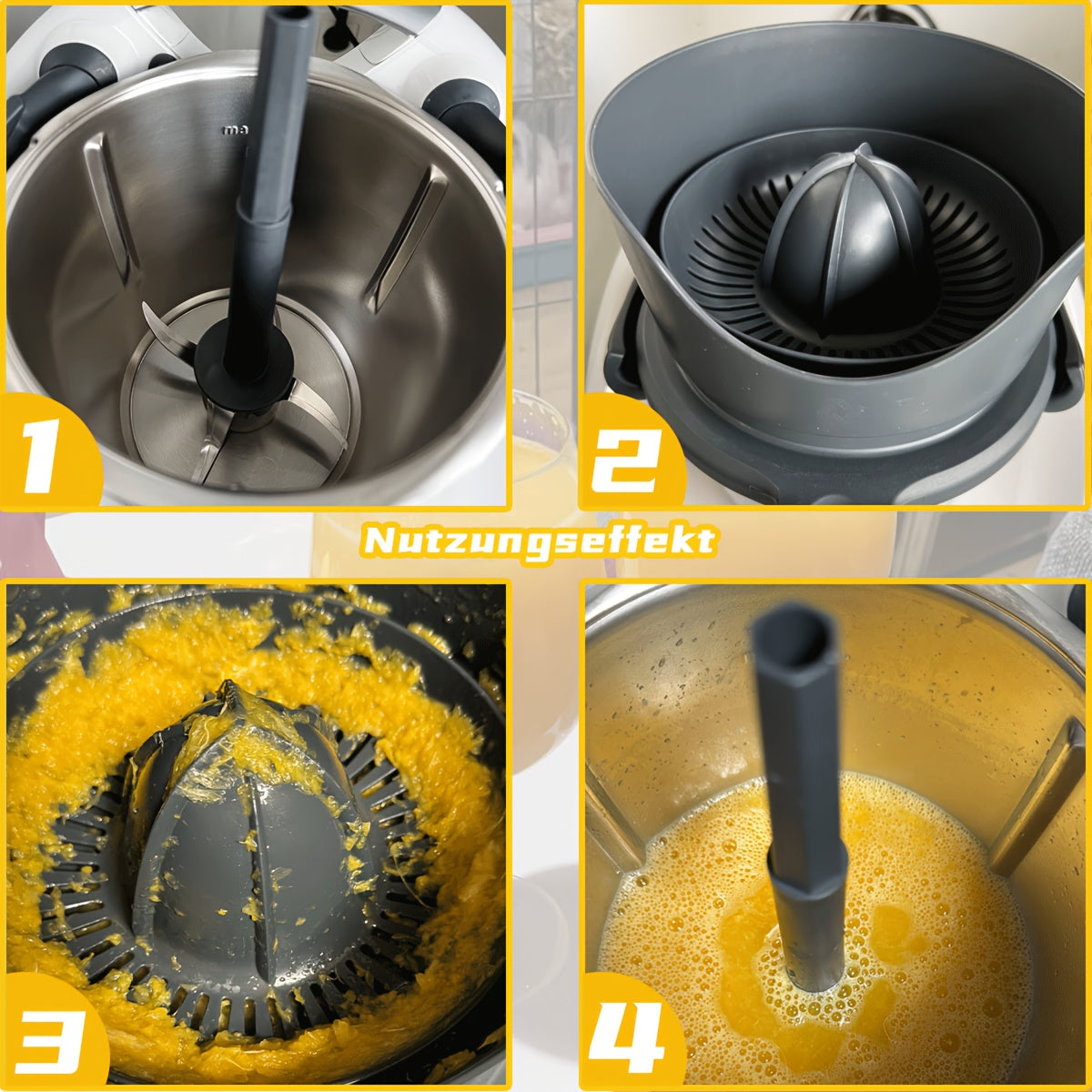 Sparkles MagicPress - for Thermomix TM6 TM5 TM31, Universal Citrus Juice Extraction