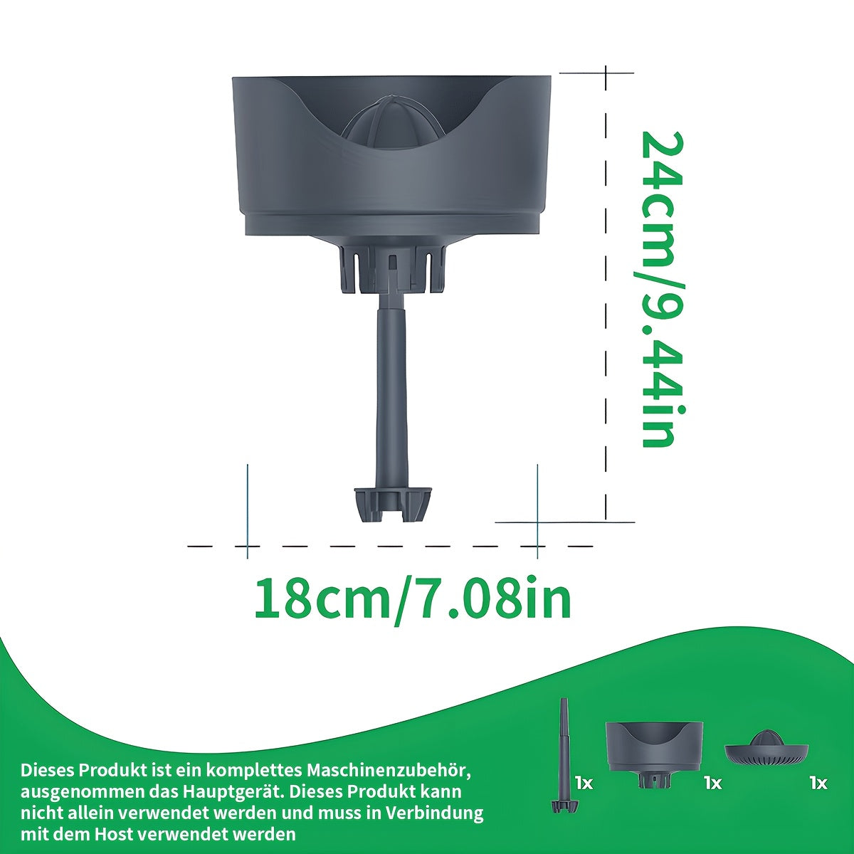 Sparkles MagicPress - for Thermomix TM6 TM5 TM31, Universal Citrus Juice Extraction