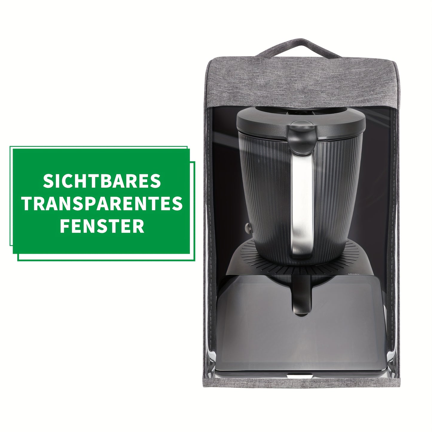 Thermomix TM7 Compatible Dustproof & Spill-Proof Splash-Resistant Cover with Clear Window