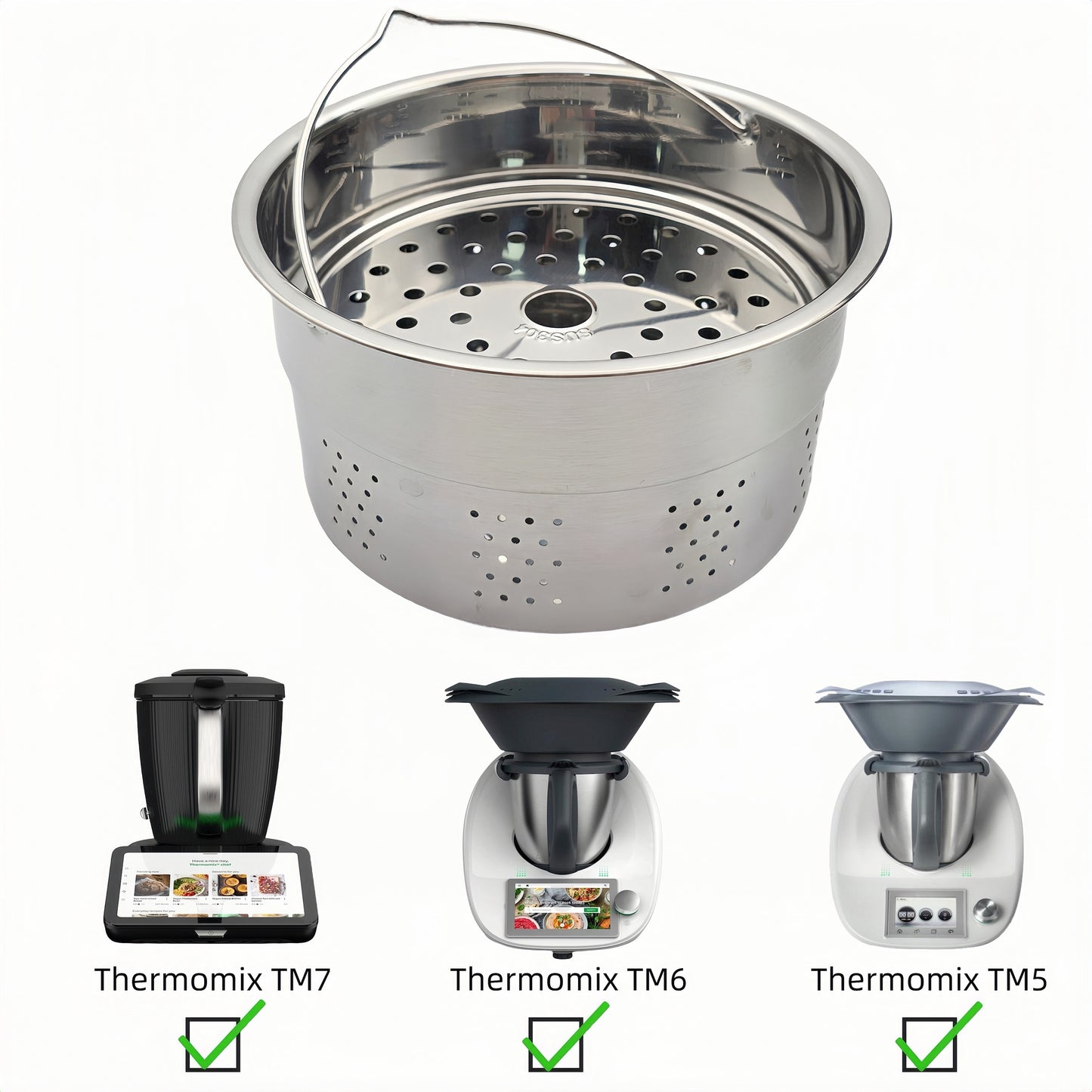 Stainless Steel Steamer Basket TM7/TM6/TM5 Steamer Basket