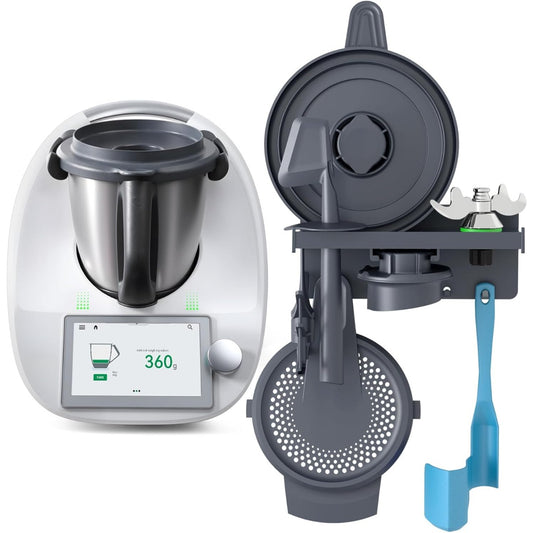Sparkles Magic WallMount - The ultimate space-saving storage solution for your Thermomix TM7 TM6 TM5 TM31 accessories.